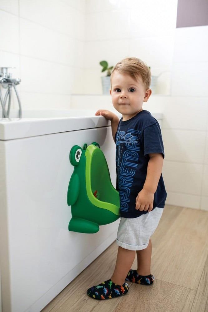 كرسي حمام الطفل الضفدع السعيد